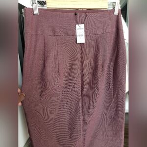 NWT Express Side Zipper Pencil Skirt Purple size 8